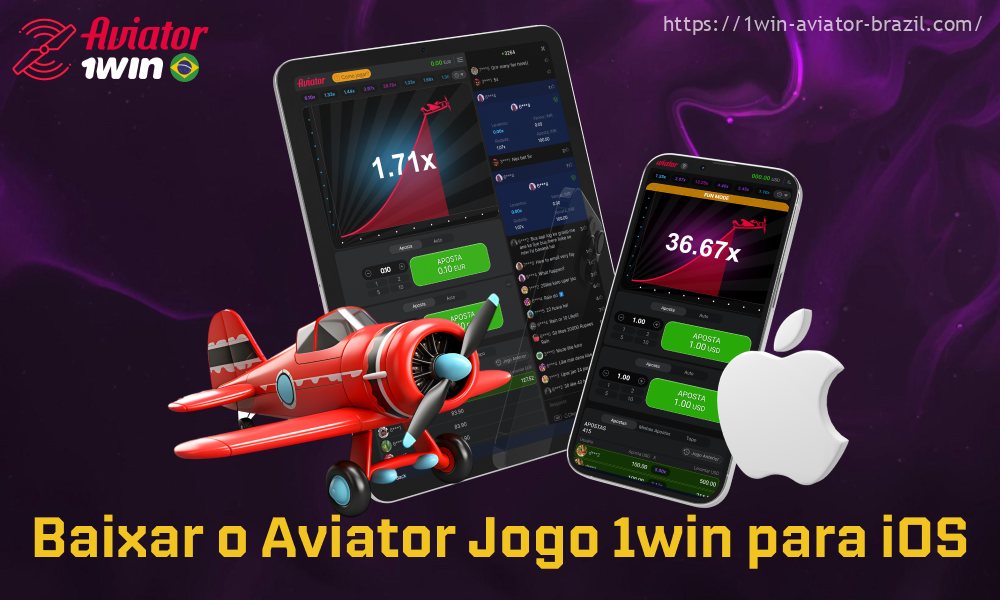 Depois de instalar o 1win Aviator para iOS, os jogadores brasileiros poderão jogar em qualquer lugar e a qualquer hora